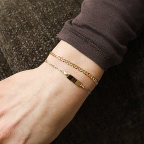14K Gouden armband | Gourmet 3.3 mm | 19 cm